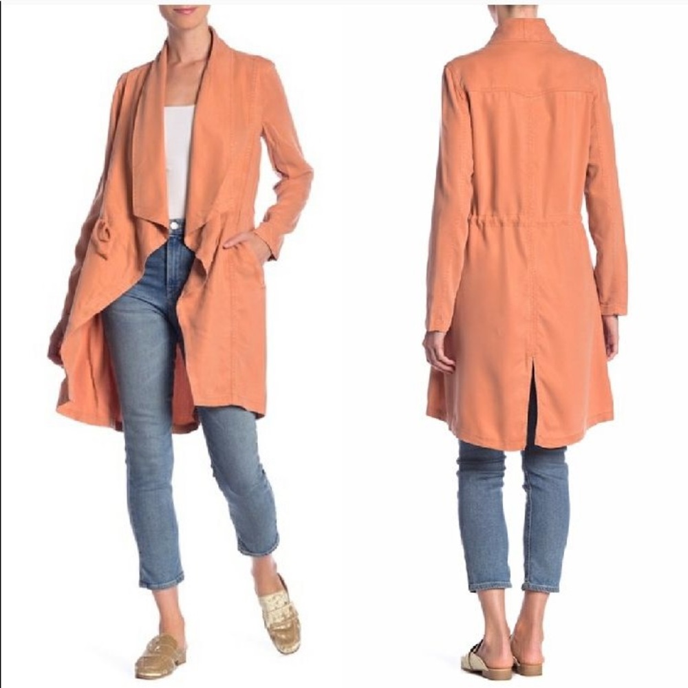 Max Jeans Long  Fall Coat Orange size L